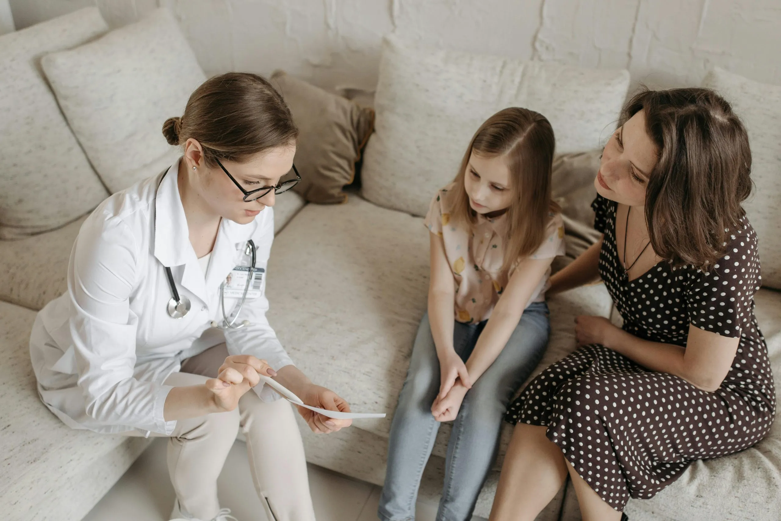 Speech-language pathologist working with a child