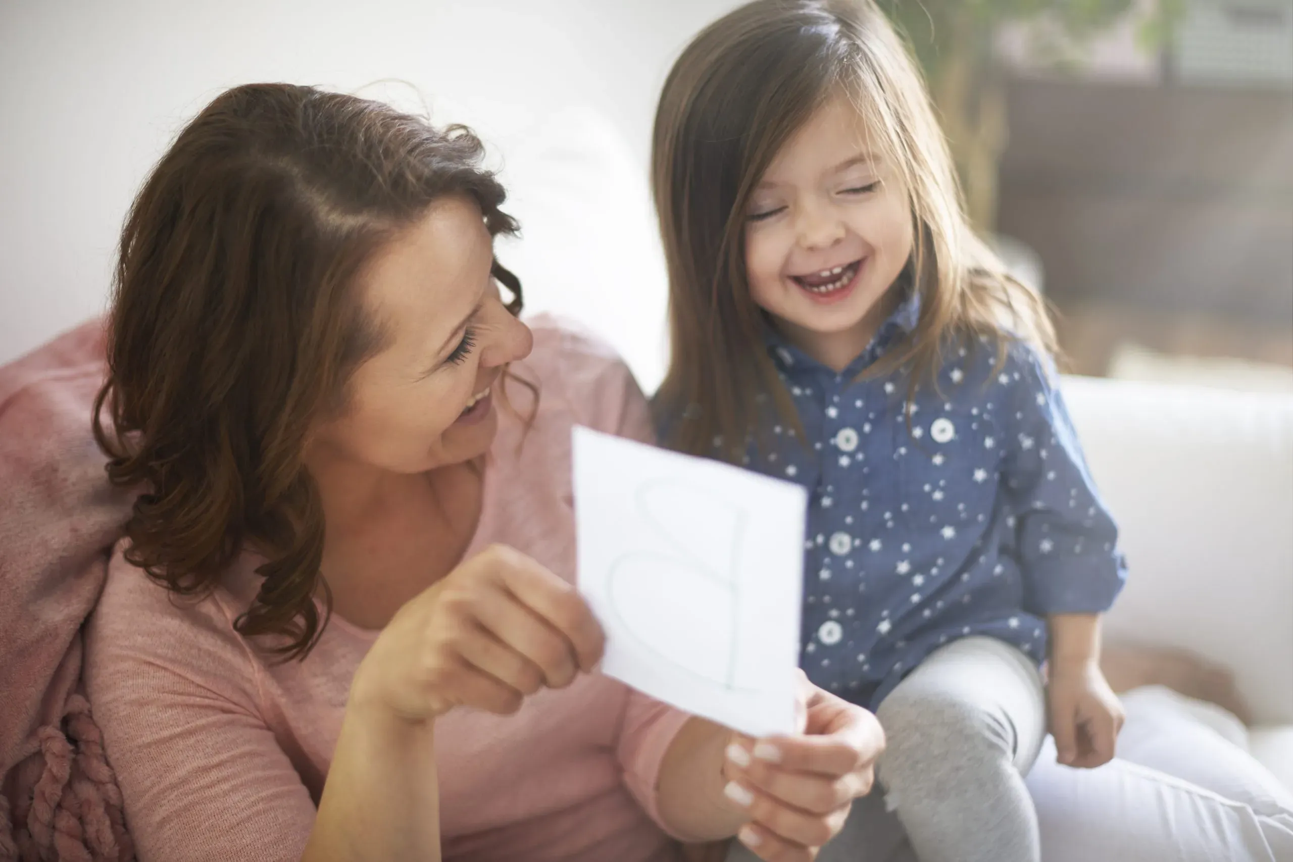 Parent and child reading together